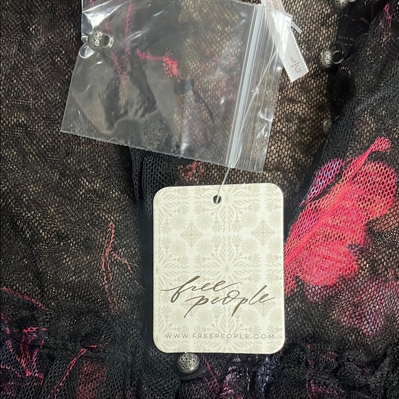 NEW Free People Mesh Blouse - Picture 8 of 11